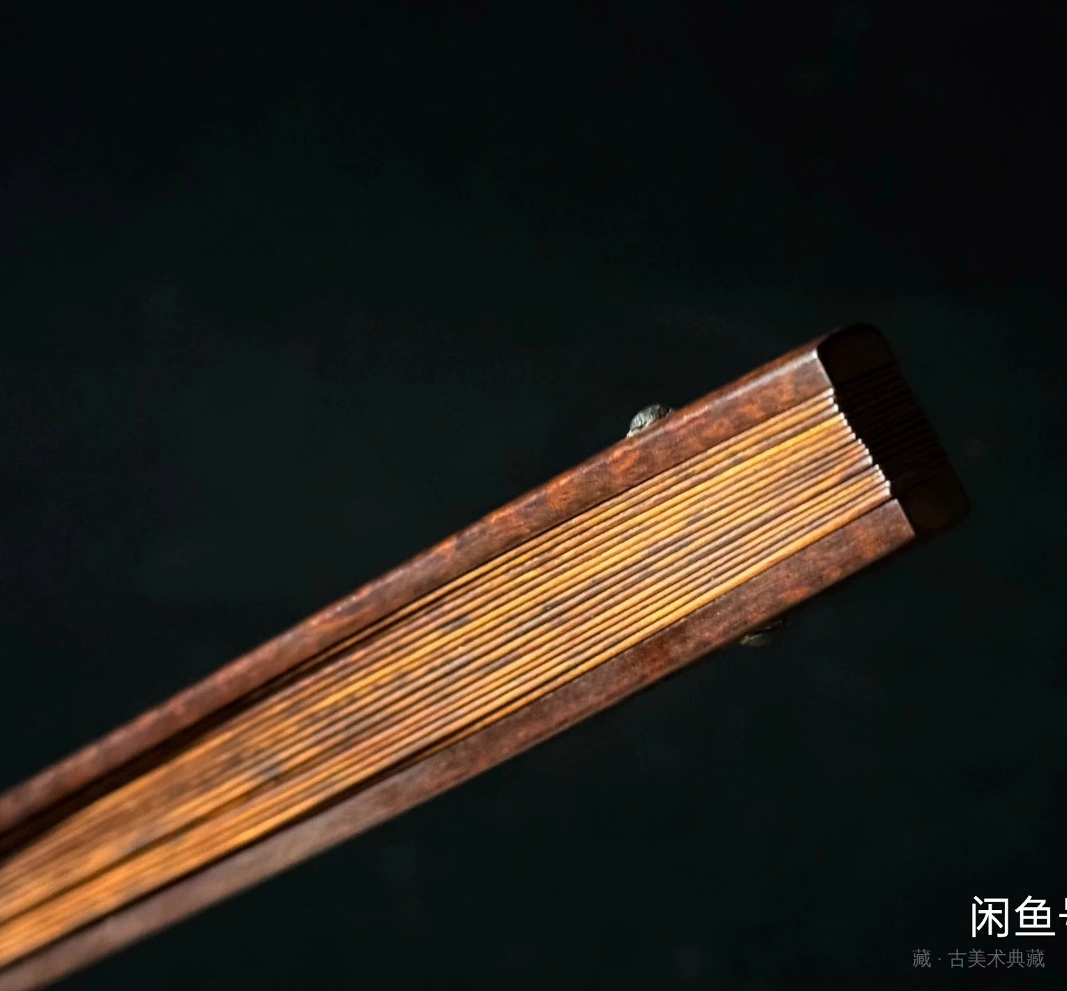 蛇纹木折扇 第 5 张