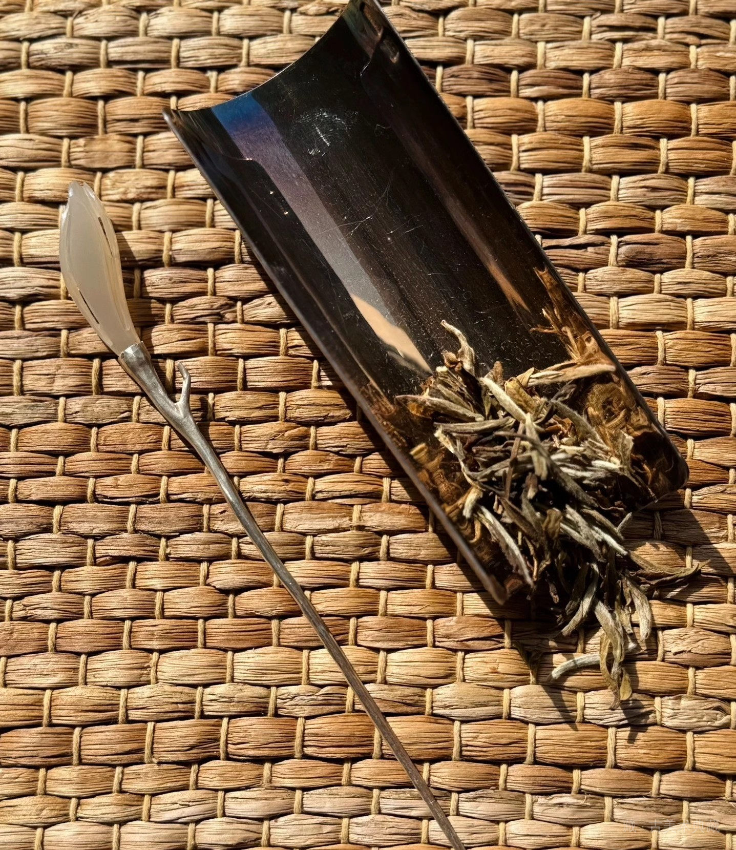 玉兰银茶拨