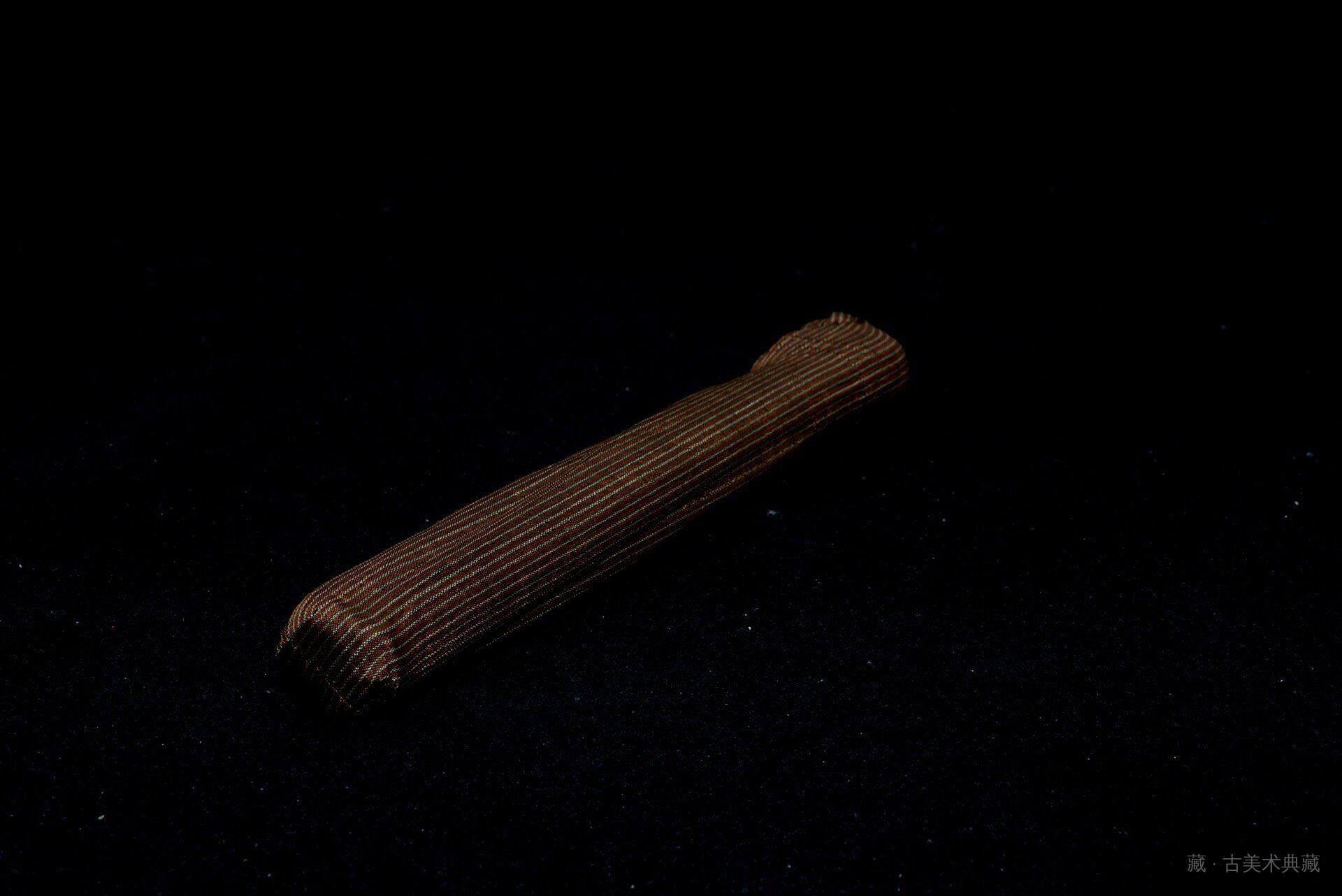 小菅吼月作 竹茶勺 老竹茶勺竹茶筒竹筒落 第 7 张